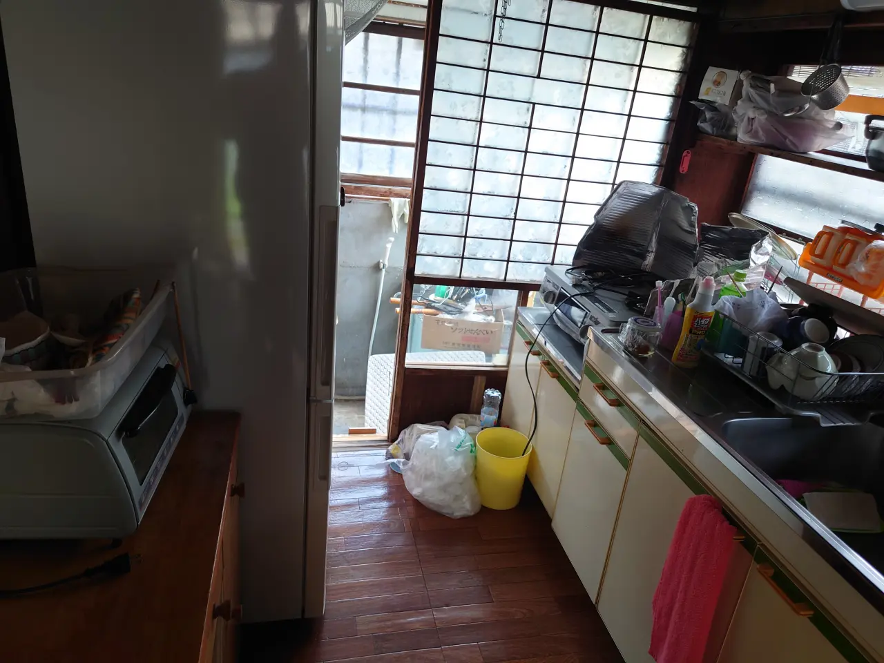 大牟田市キッチン 不用品片付け前