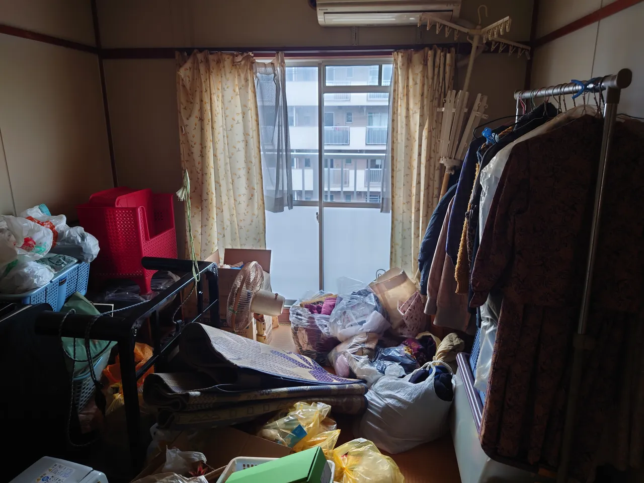 団地生前整理 作業前